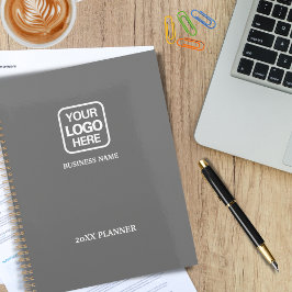 Grijs| Moderne professionele witte zakelijke Logo Planner