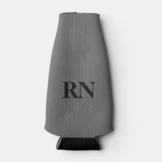Grijs Monochromatisch Geregistreerd Verpleegkundig Flesjeskoeler (Voorkant)