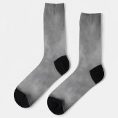 Grijs monochroom Storm Cloud Sokken (Links)