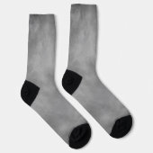 Grijs monochroom Storm Cloud Sokken (Rechts)