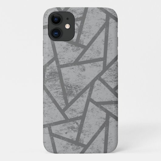 Grijs mozaïekpatroon Case-Mate iPhone case (Achterkant)