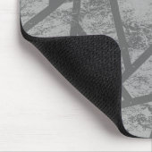 grijs mozaïekpatroon muismat (Hoek)