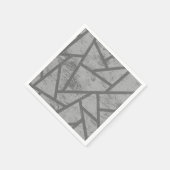 grijs mozaïekpatroon servet (Hoek)