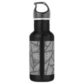 grijs mozaïekpatroon waterfles (Achterkant)