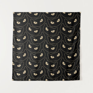 Grijs naadloos patroon F (stijl: 3) Wandkleed