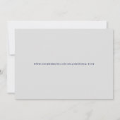 Grijs & Navy Swirls Certificaat van echtheid (Achterkant)