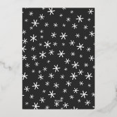 Grijs Nieuwjaar vrede uit 2020 manuscript 3 foto's Folie Feestdagenkaart (Achterkant)