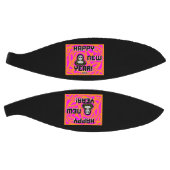 Grijs Nieuwjaar Wensen Basketbal (Panelen)