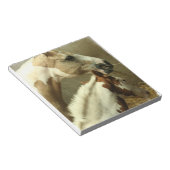 Grijs Notitieblok van het paard Eventing (Schuin)