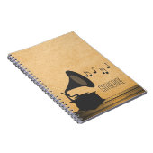 Grijs Notitieboek (Rechterzijde)