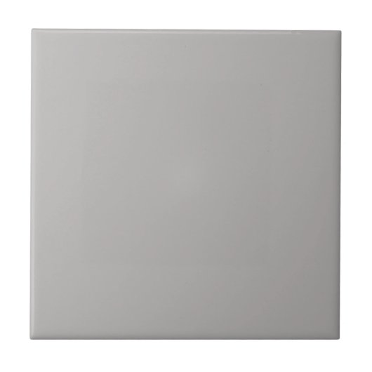 Grijs off witte effen kleur Tegeltje (Voorkant)