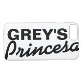 Grijs officiële Princesa-telefoongeval Case-Mate iPhone Case (Achterkant (Horizontaal))