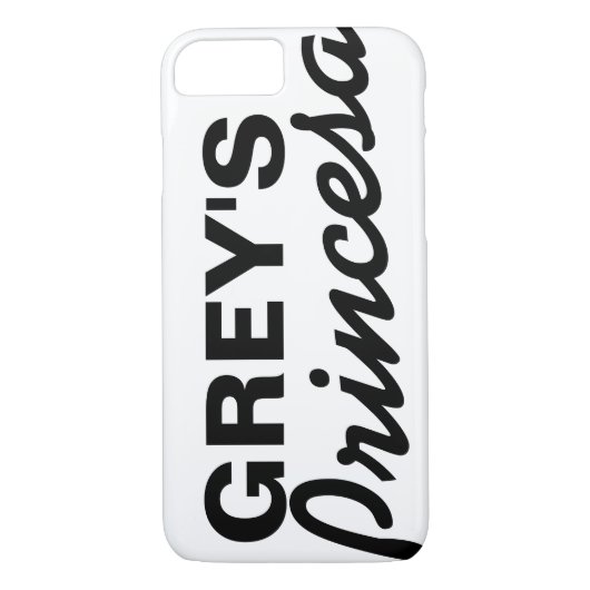 Grijs officiële Princesa-telefoongeval Case-Mate iPhone Case (Achterkant)