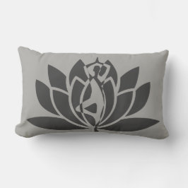 Grijs omkeerbaar holistisch kussen