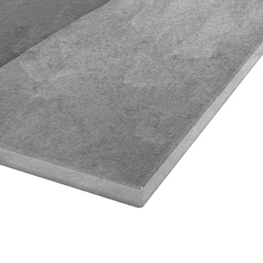 Grijs ontkleurd glas snijwand 11,5 x 8 inch snijplank (Hoek)