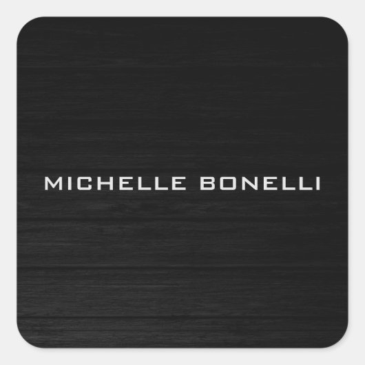 Grijs ontwerp Achtergrond van grijs hout Vierkante Sticker (Voorkant)