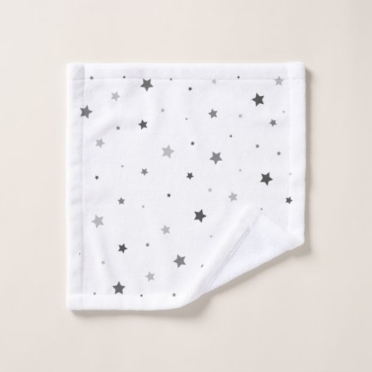 Grijs ontwerp bad handdoek (Wasdoekje)