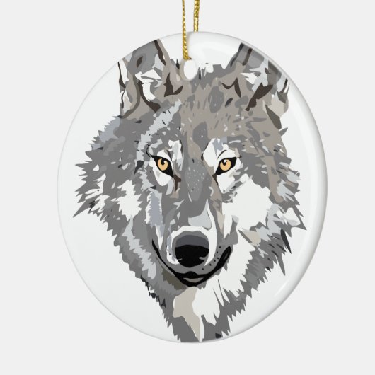 Grijs ontwerp keramisch ornament (Links)