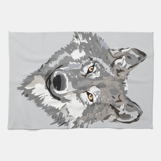 Grijs ontwerp theedoek (Horizontaal)