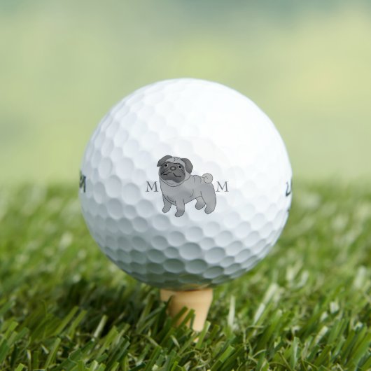 Grijs ontwerp van de sleepboot Aangepast Golfballen (Insitu Shirt)
