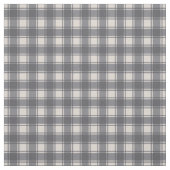 Grijs op Cream Gingham Pset Buffalo Checker Stof (Swatch)