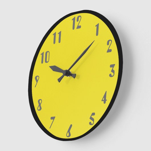 Grijs op Geel Grote Klok (Hoek)