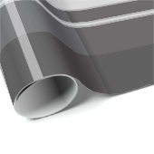 Grijs op grijs plaid cadeaupapier (Rol Hoek)
