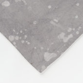 Grijs oppervlak fleece deken (Hoek)