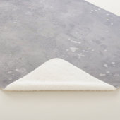 Grijs oppervlak sherpa deken (3/4)