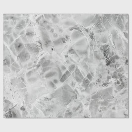 Grijs "Opulent Marble Whirl" inpakpapier