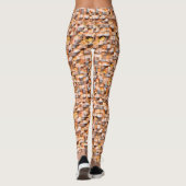 Grijs oranje ruw keramisch tegel met gebreken, vir leggings (Achterkant)