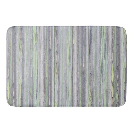 grijs oud rustiek hout badmat (Voorkant)