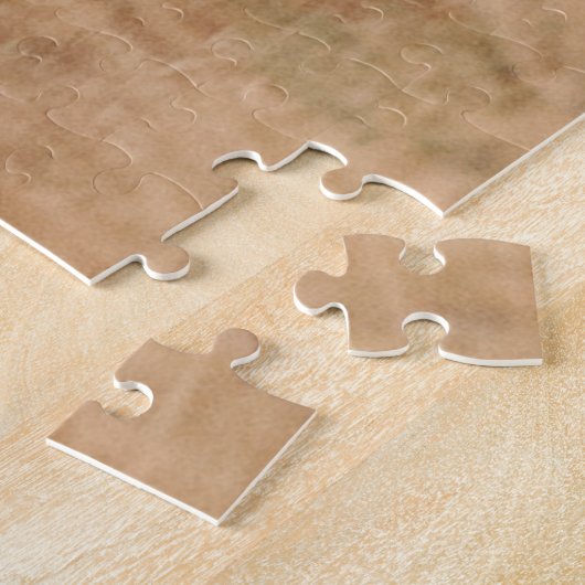 Grijs paard dat door gebied loopt legpuzzel (Zijkant)