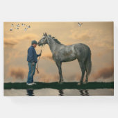 Grijs Paard en bruidegom OTTB gastenboek (Achterkant)