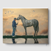 Grijs Paard en bruidegom OTTB gastenboek (Achterkant)