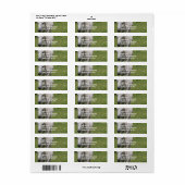 Grijs Paard Mailing Labels (Full Sheet)