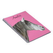 Grijs Paard Notitieboek (Rechterzijde)
