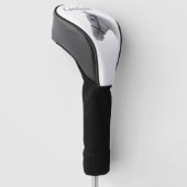 Grijs Paard Ontwerp Golfheadcover (Schuin)