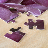 Grijs Paarse Orchid Puzzle Legpuzzel (Zijkant)