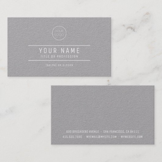 Amerikaans, 8,9 x 5,1 cm Visitekaartje (Voorkant / Achterkant)