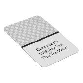 Grijs patchworkpatroon magneet (Rechterzijde)
