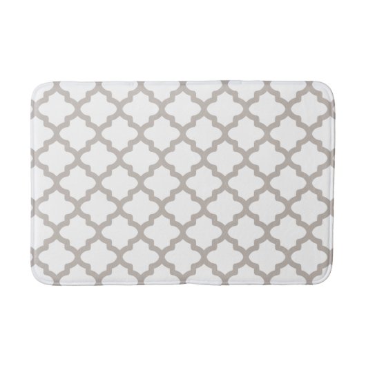 Grijs Patroon Bathroom Rug Bath Mat (Voorkant)