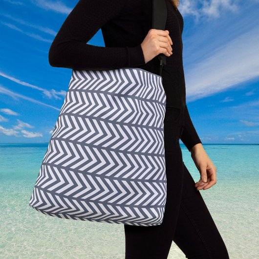 Grijs Patroon Crossbody Tas