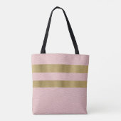 Grijs patroon en roze tote bag (Achterkant)