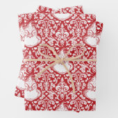  grijs patroon inpakpapier vel (In situ)