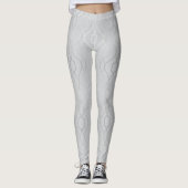 grijs patroon leggings (Voorkant)