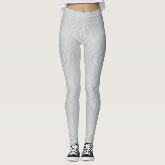 grijs patroon leggings (Voorkant)