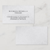 Grijs Patroon Minimale consultant Visitekaartje (Voorkant / Achterkant)