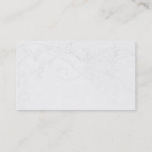 Grijs Patroon Minimale consultant Visitekaartje (Achterkant)