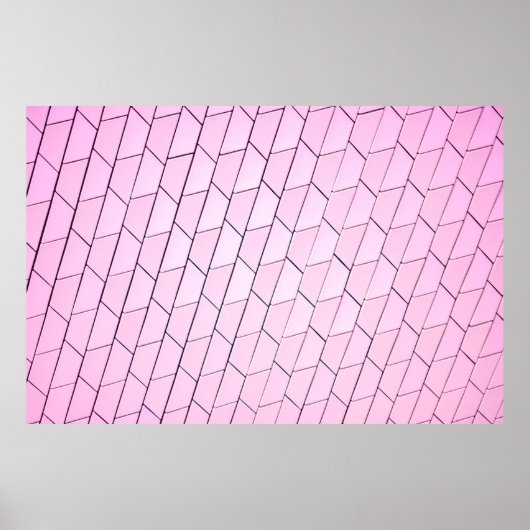 grijs patroon poster (Voorkant)